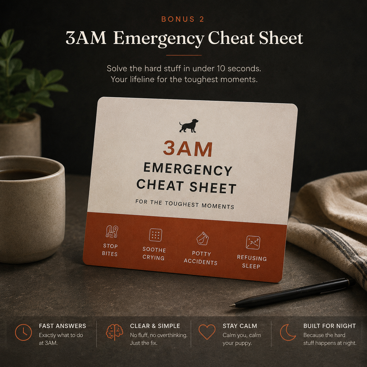 3AM Emergency Cheat Sheet printable mockup